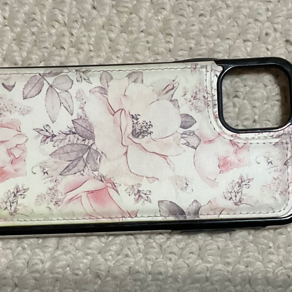 Floral Print, iPhone 11 max size cellphone case